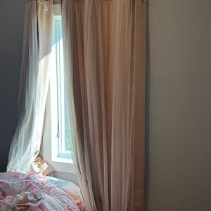 Blackout curtains 52 x 63 inches Long, Set of 2